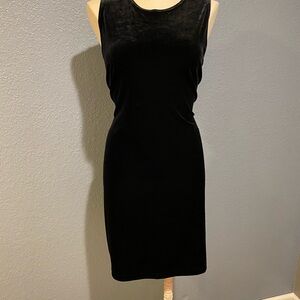 Ronni Nicole Black Sheath Mini Dress Scoop Neck Sleeveless